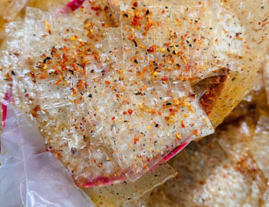 Bánh tráng trộn rong biển cháy tỏi hành phi-bánh tráng ngon Tây Ninh