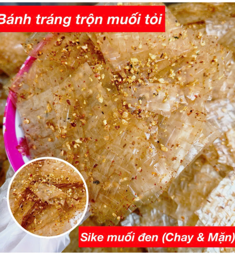 Bánh Tráng Trộn Muối Tỏi ( Sike Đen)