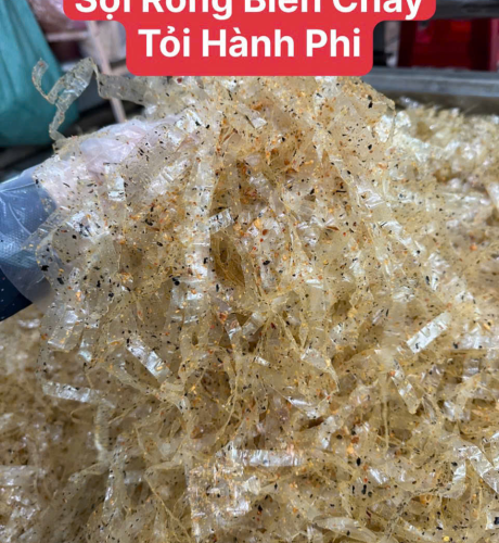 Bánh tráng trộn rong biển cháy tỏi hành phi-bánh tráng ngon Tây Ninh