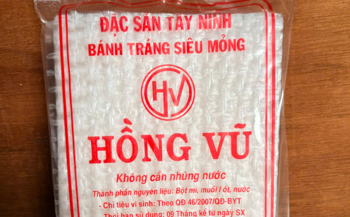 Bánh tráng mỏng, dẻo