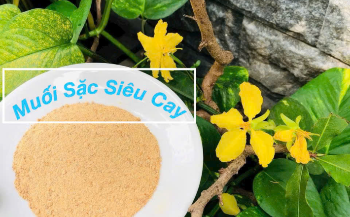 Muối chay sặc siêu cay  - Độc quyền Quốc Bảo