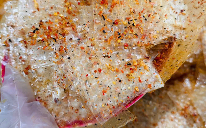 Bánh tráng trộn rong biển tôm Quốc Bảo