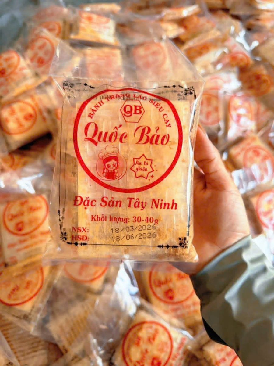 BÁNH TRÁNG MUỐI SẶC NHUYỄN