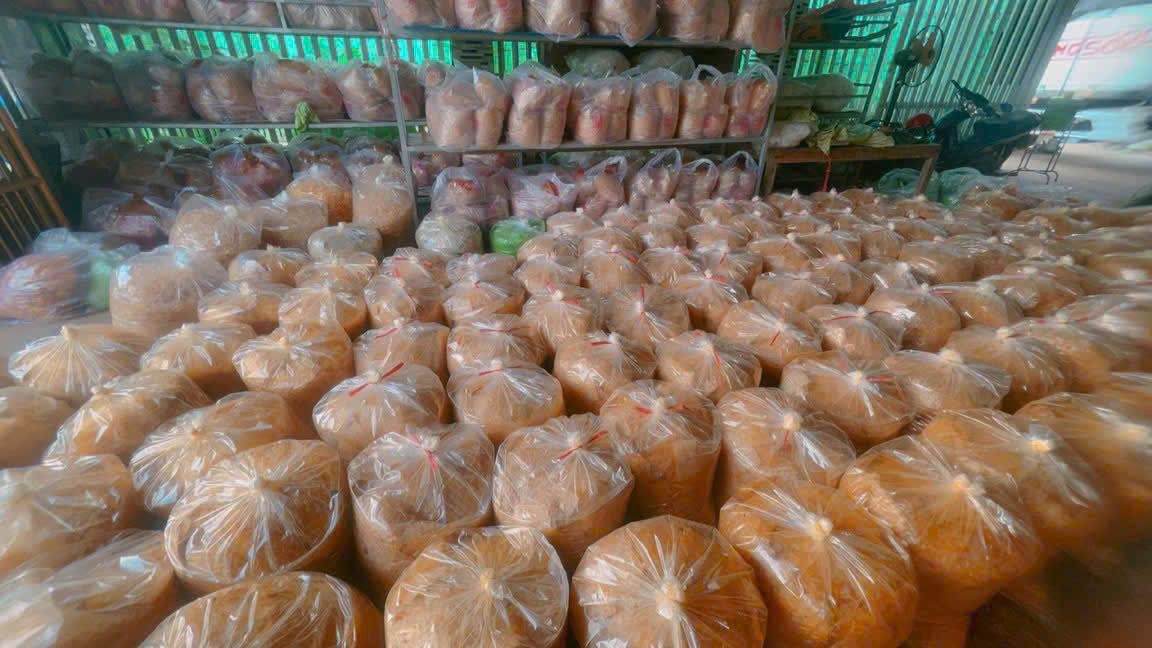 Bánh tráng trộn ở Tây Ninh
