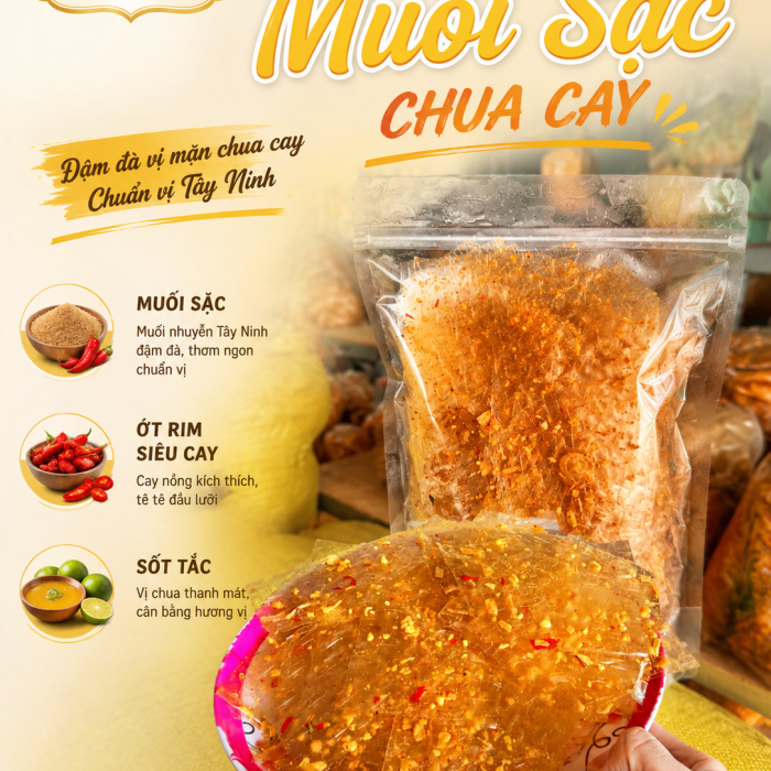 BÁNH TRÁNG TRỘN MUỐI SẶC CHUA CAY QUỐC BẢO