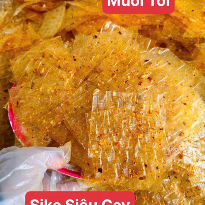 Bánh Tráng Trộn Muối Tỏi Siêu Cay