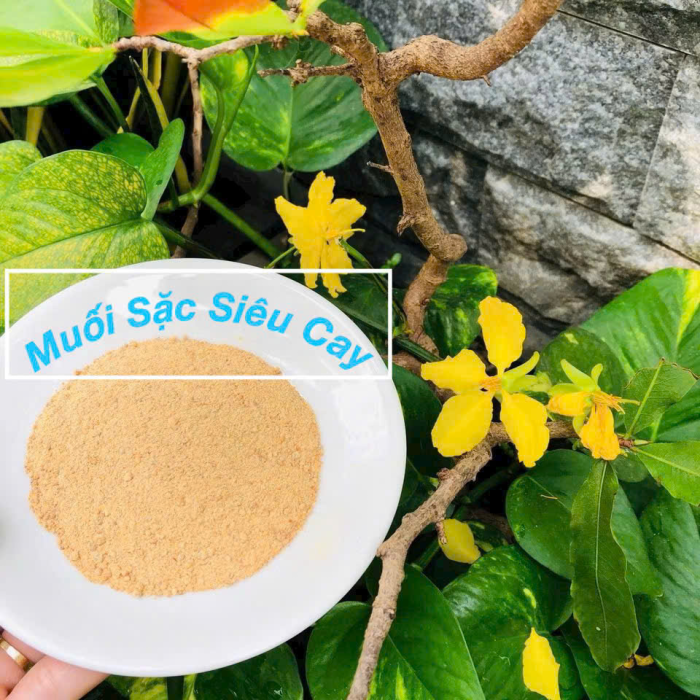 Muối chay sặc siêu cay  - Độc quyền Quốc Bảo