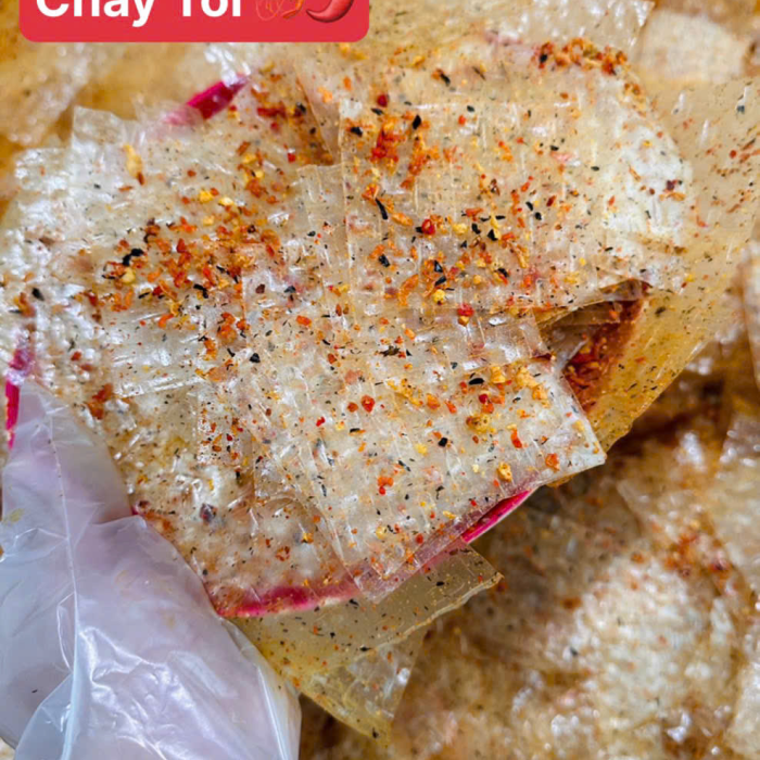 Bánh tráng trộn rong biển tôm Quốc Bảo